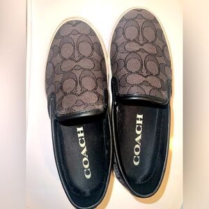Coach slip on shoes